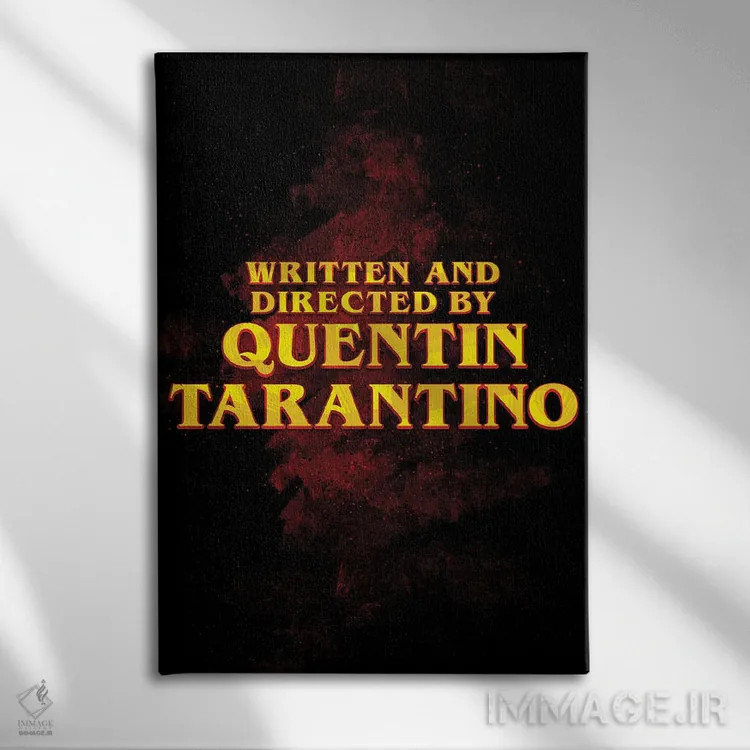 تابلو نوشته و کارگردانیشده توسط اثر نیکیتا آباکوموف - نمای روبهرو روی دیوار