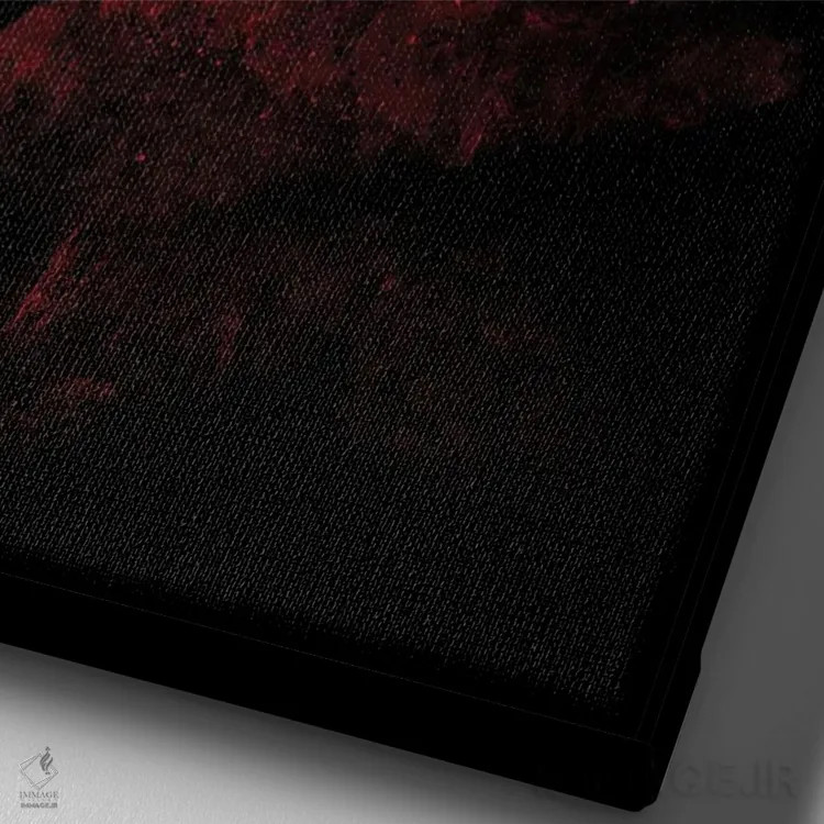 تابلو نوشته و کارگردانیشده توسط اثر نیکیتا آباکوموف - نمای نزدیک بافت بوم