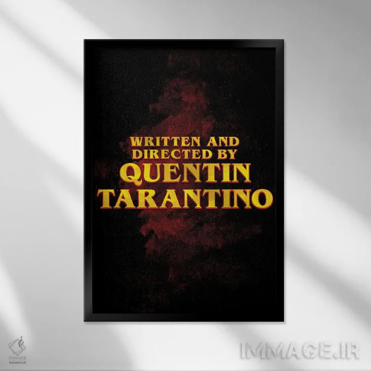 تابلو نوشته و کارگردانیشده توسط اثر نیکیتا آباکوموف - نمای قابدار مشکی