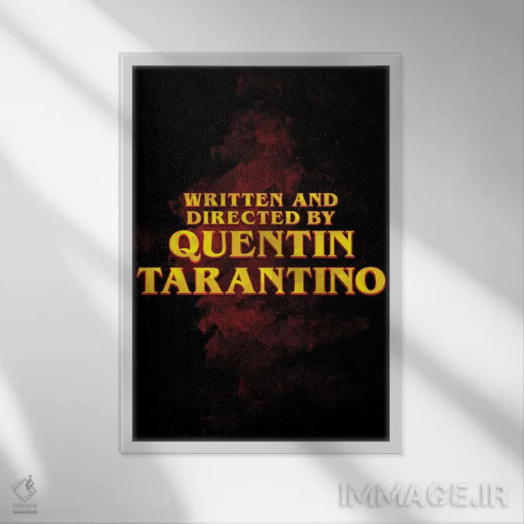 تابلو نوشته و کارگردانیشده توسط اثر نیکیتا آباکوموف - نمای قابدار سفید