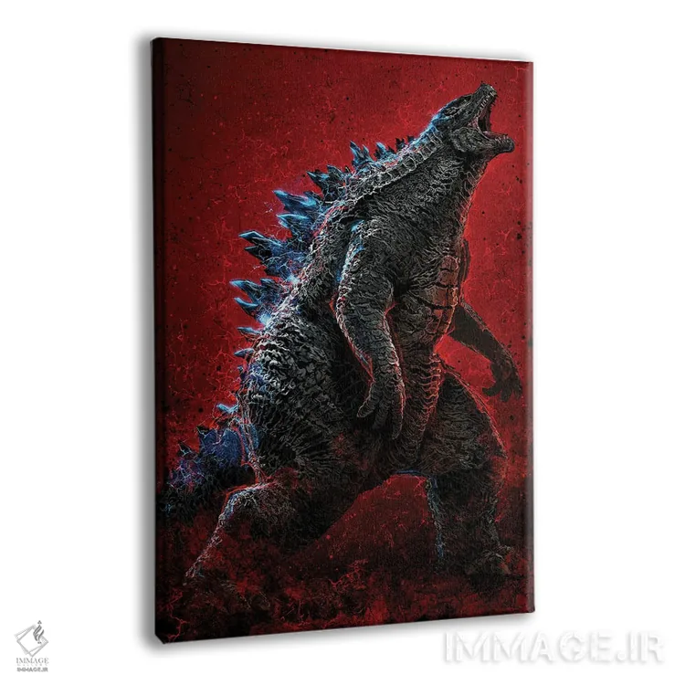 تابلو گودزیلا اثر نیکیتا آباکوموف - نمای پرسپکتیو محصول