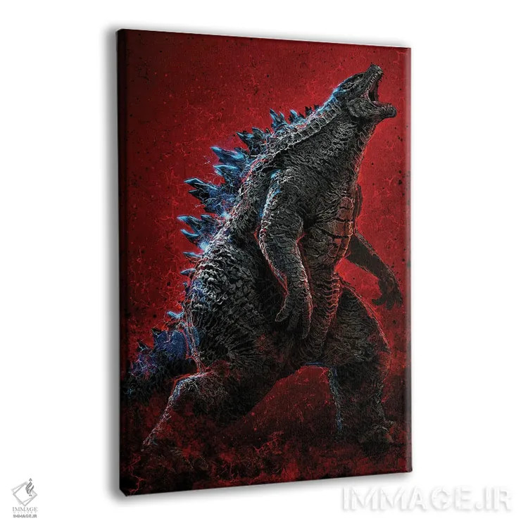 تابلو گودزیلا اثر نیکیتا آباکوموف - نمای پرسپکتیو محصول