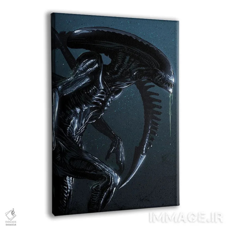 تابلو بیگانه زنومورف (سینمای علمیتخیلی) اثر نیکیتا آباکوموف - نمای پرسپکتیو محصول