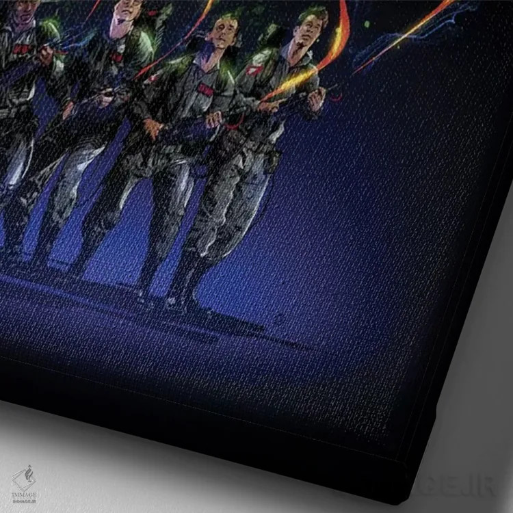 تابلو شکارچیان روح (فیلم) اثر نیکیتا آباکوموف - نمای نزدیک بافت بوم