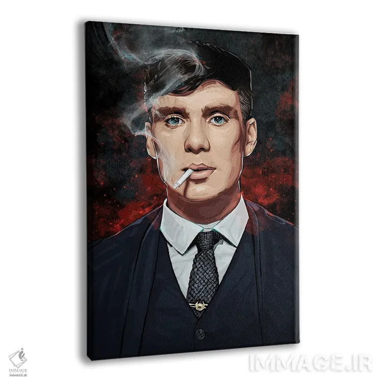 تابلو توماس شلبی (پیکی بلایندرز) اثر نیکیتا آباکوموف - نمای پرسپکتیو محصول