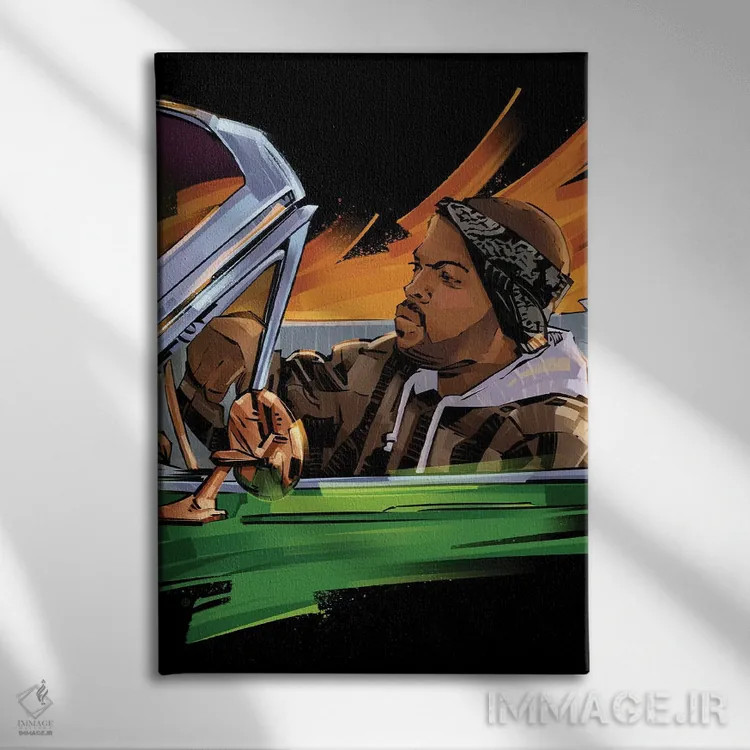 تابلو آیس کیوب ۳ اثر نیکیتا آباکوموف - نمای روبهرو روی دیوار