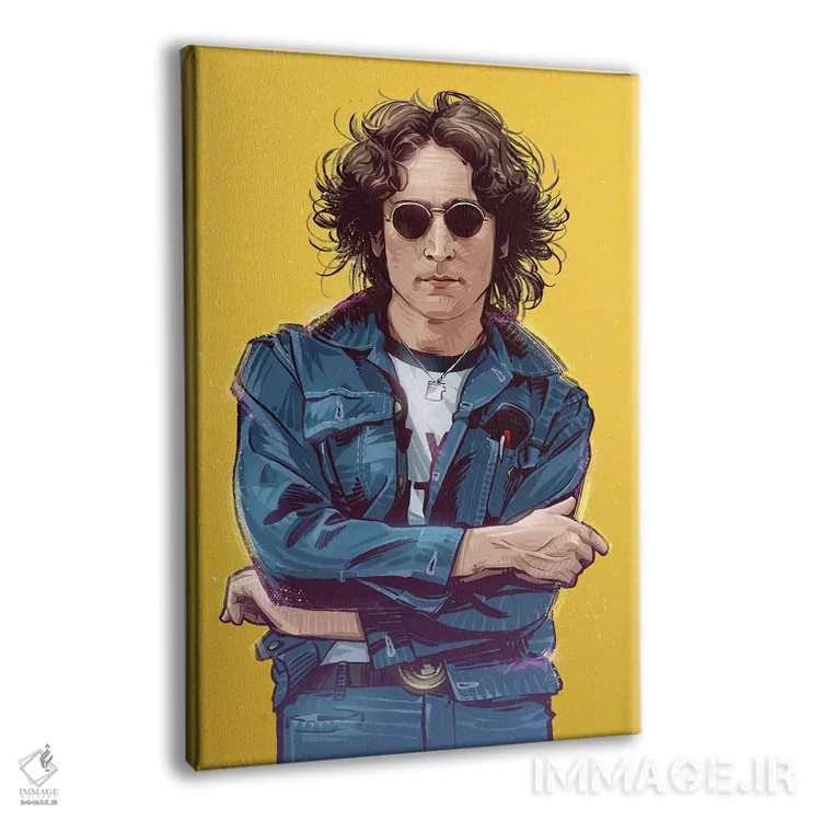تابلو جان لنون (خواننده) اثر نیکیتا آباکوموف - نمای پرسپکتیو محصول