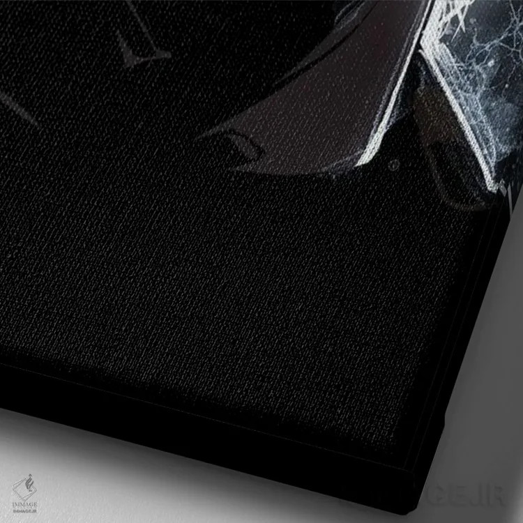 تابلو مایکل مایرز (هالووین) اثر نیکیتا آباکوموف - نمای نزدیک بافت بوم