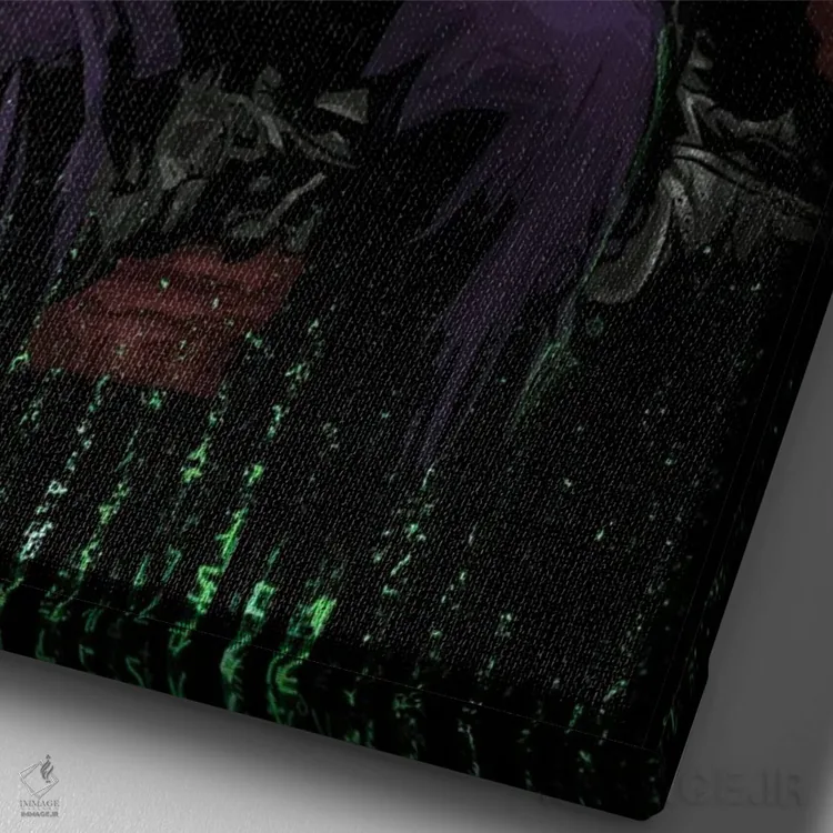 تابلو صندلی ماتریکس اثر نیکیتا آباکوموف - نمای نزدیک بافت بوم