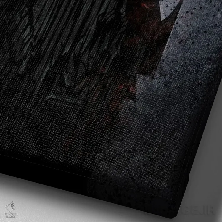 تابلو برج موردور (ارباب حلقهها) اثر نیکیتا آباکوموف - نمای نزدیک بافت بوم