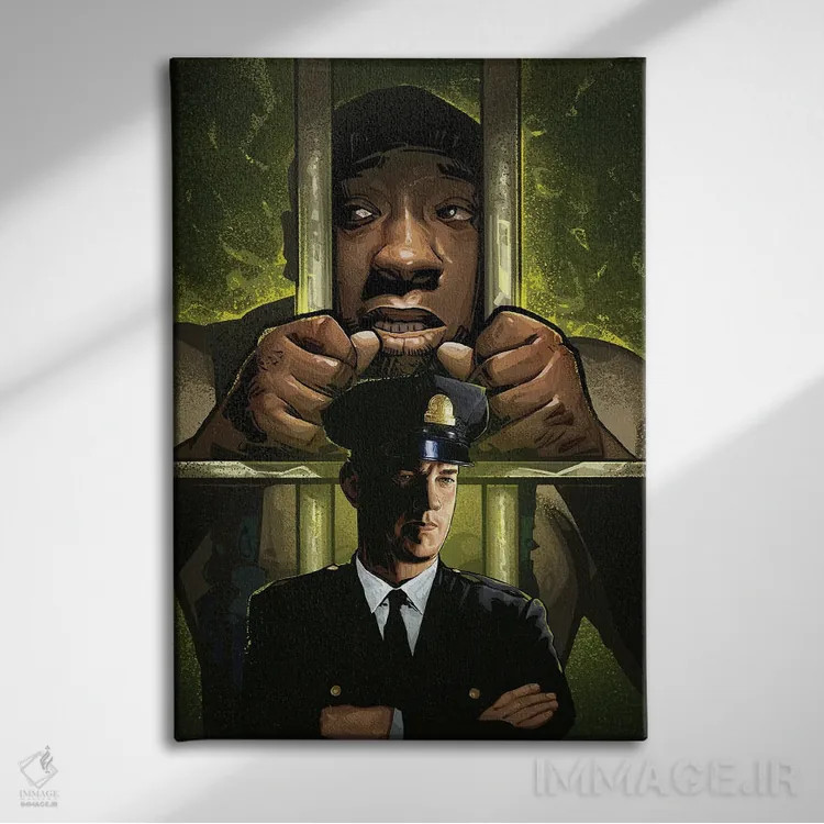 تابلو مسیر سبز (فیلم) اثر نیکیتا آباکوموف - نمای روبهرو روی دیوار