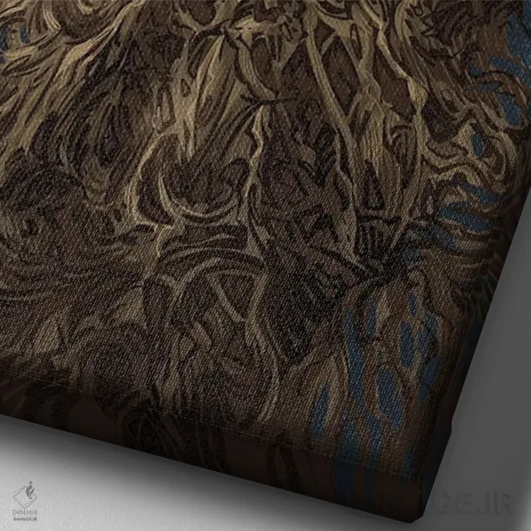 تابلو فارست (فارست گامپ یا جنگل) اثر نیکیتا آباکوموف - نمای نزدیک بافت بوم