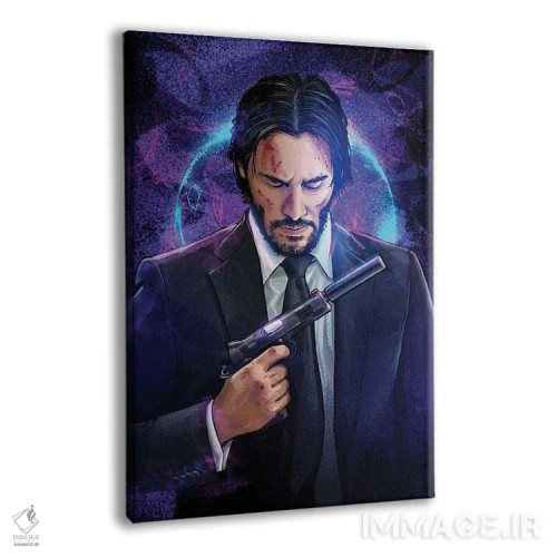 تابلو جان ویک پارابلوم اثر نیکیتا آباکوموف - نمای پرسپکتیو محصول