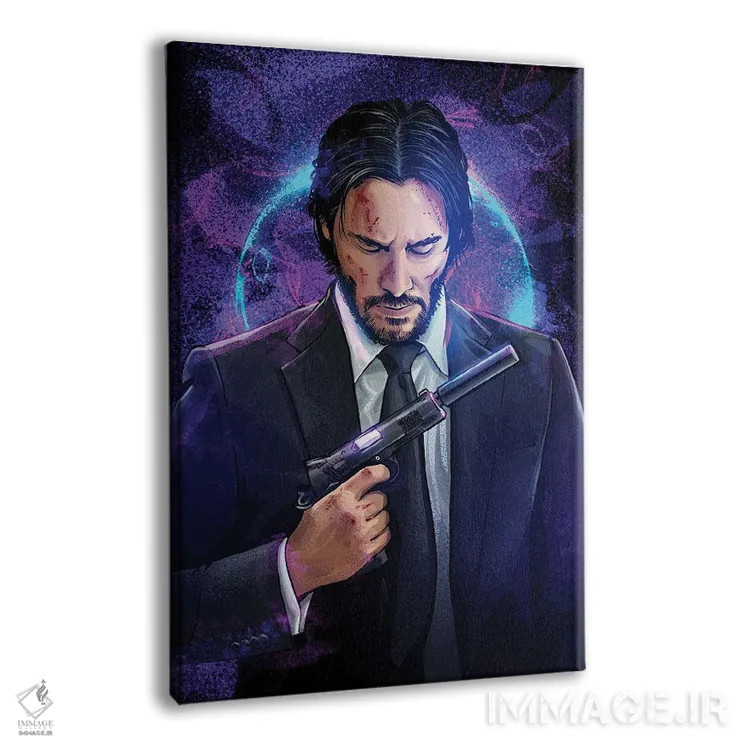 تابلو جان ویک پارابلوم اثر نیکیتا آباکوموف - نمای پرسپکتیو محصول