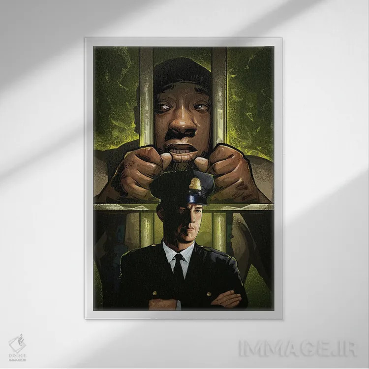 تابلو مسیر سبز (فیلم) اثر نیکیتا آباکوموف - نمای قابدار سفید