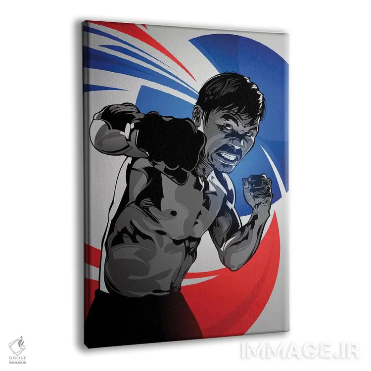 تابلو مانی پاکیائو (بوکسور) اثر نیکیتا آباکوموف - نمای پرسپکتیو محصول