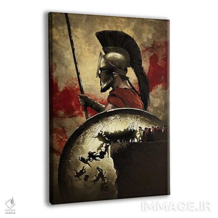 تابلو ۳۰۰ اسپارتا (فیلم) اثر نیکیتا آباکوموف - نمای پرسپکتیو محصول