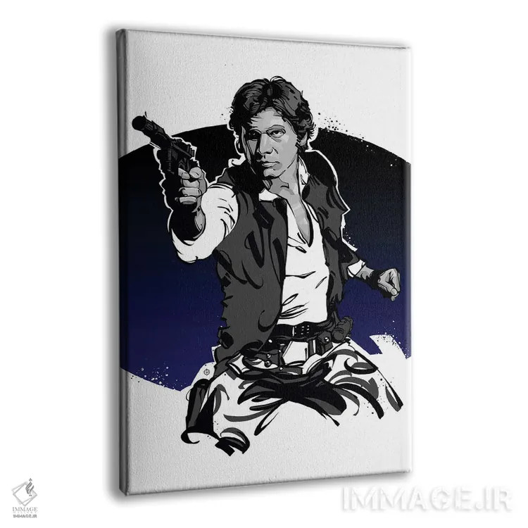 تابلو هان سولو (جنگ ستارگان) اثر نیکیتا آباکوموف - نمای پرسپکتیو محصول