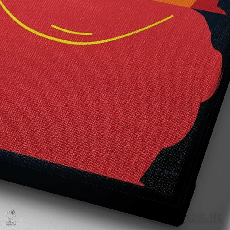 تابلو ساوت پارک (انیمیشن) اثر نیکیتا آباکوموف - نمای نزدیک بافت بوم