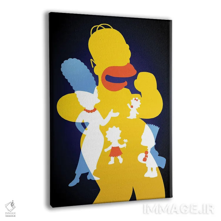 تابلو سیمپسونها (انیمیشن) اثر نیکیتا آباکوموف - نمای پرسپکتیو محصول