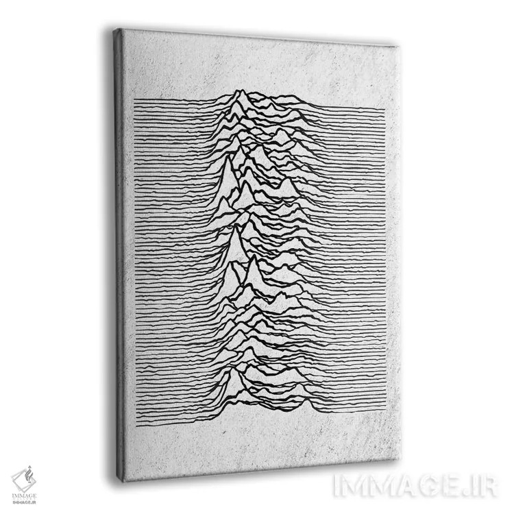 تابلو جوی دیویژن سفید اثر نیکیتا آباکوموف - نمای پرسپکتیو محصول