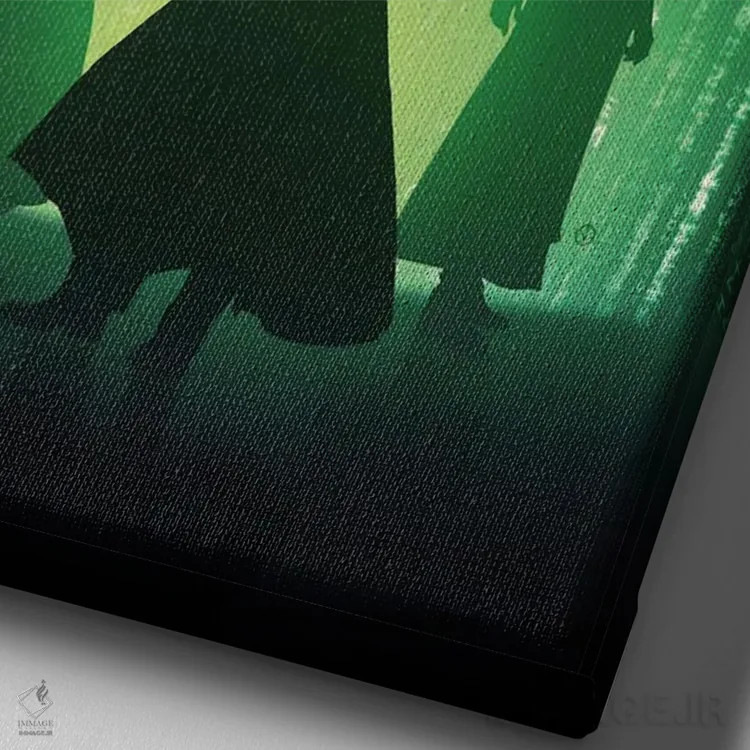 تابلو ماتریکس رستاخیزها اثر نیکیتا آباکوموف - نمای نزدیک بافت بوم