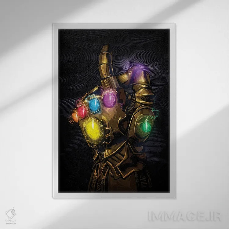 تابلو نابودی اثر نیکیتا آباکوموف - نمای قابدار سفید