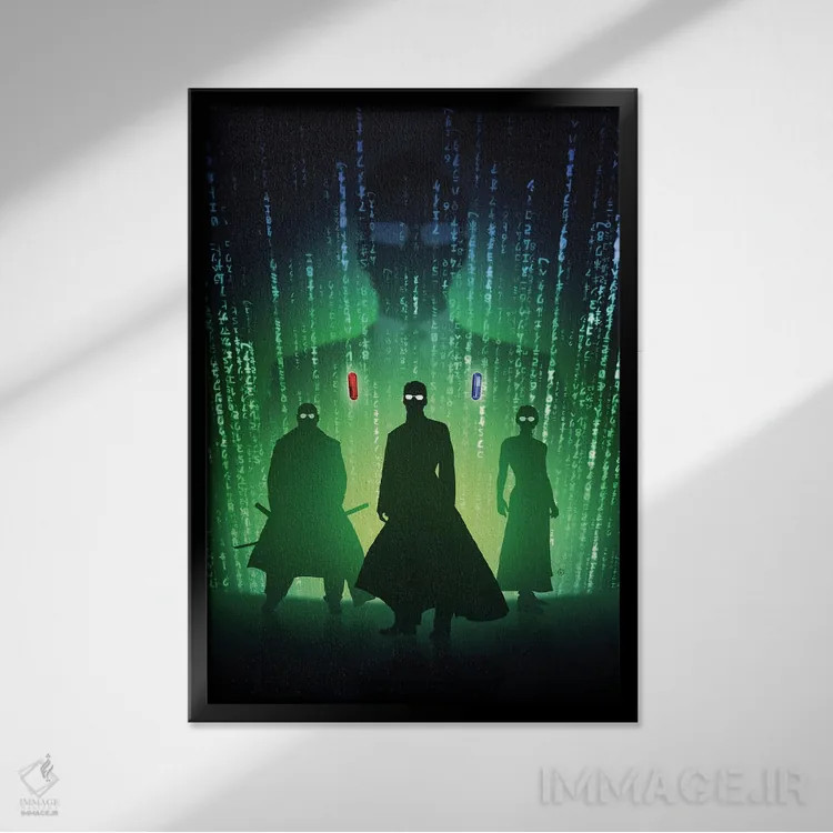 تابلو ماتریکس رستاخیزها اثر نیکیتا آباکوموف - نمای قابدار مشکی