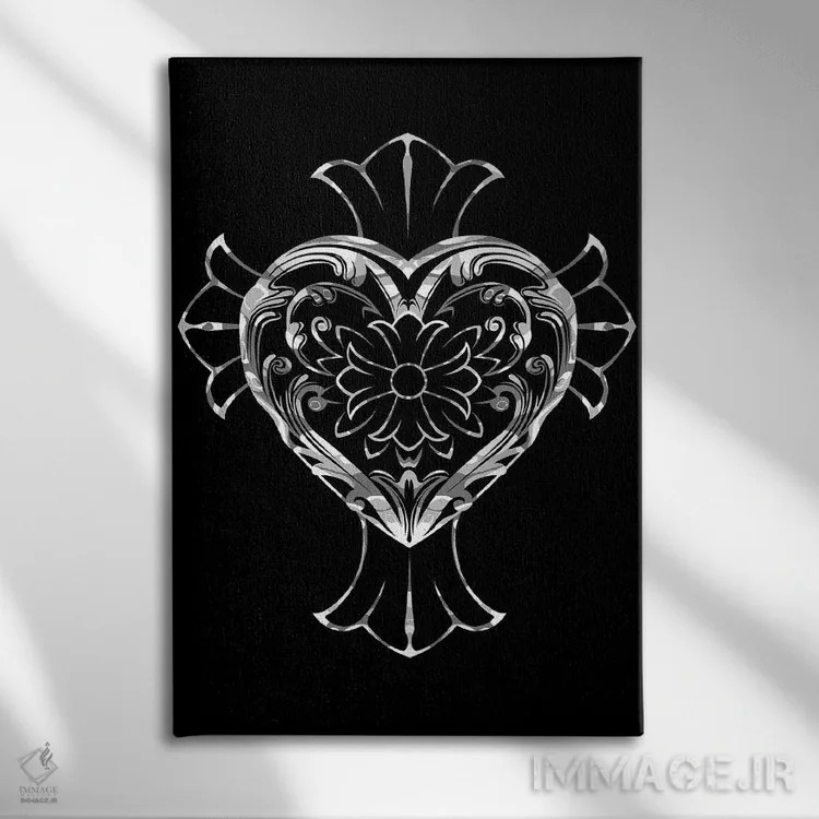 تابلو کروم هارتز (برند) اثر نیکیتا آباکوموف - نمای روبهرو روی دیوار