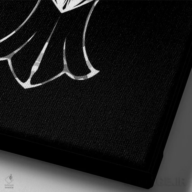 تابلو کروم هارتز (برند) اثر نیکیتا آباکوموف - نمای نزدیک بافت بوم