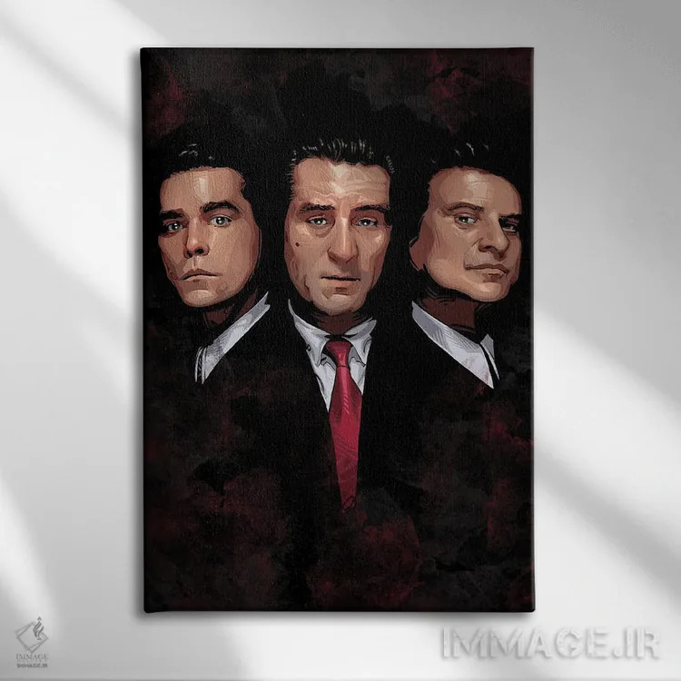 تابلو رفقای خوب (فیلم) اثر نیکیتا آباکوموف - نمای روبهرو روی دیوار