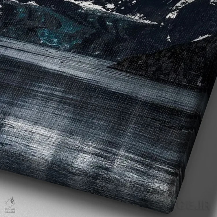 تابلو طبیعت XXI (شماره) اثر نیکیتا آباکوموف - نمای نزدیک بافت بوم