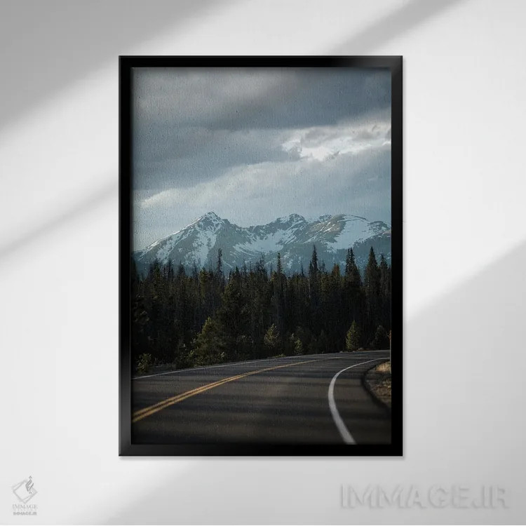 تابلو طبیعت XVII (شماره) اثر نیکیتا آباکوموف - نمای قابدار مشکی