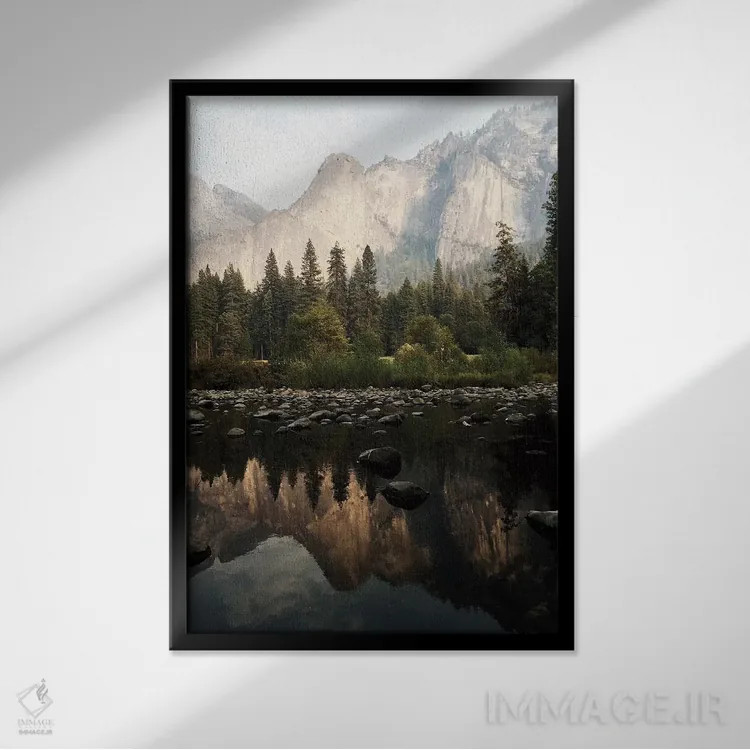 تابلو طبیعت XVI (شماره) اثر نیکیتا آباکوموف - نمای قابدار مشکی