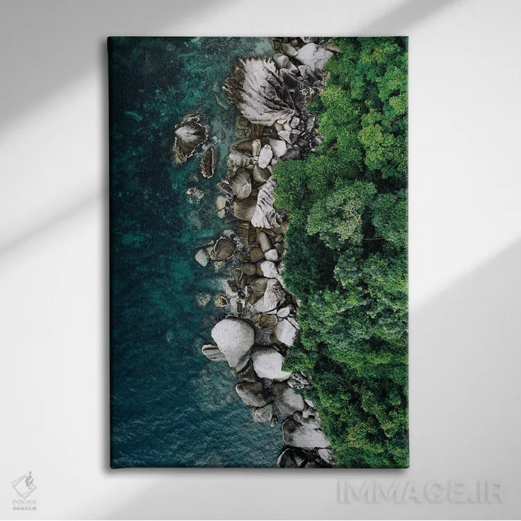 تابلو طبیعت LXIV (شماره) اثر نیکیتا آباکوموف - نمای روبهرو روی دیوار