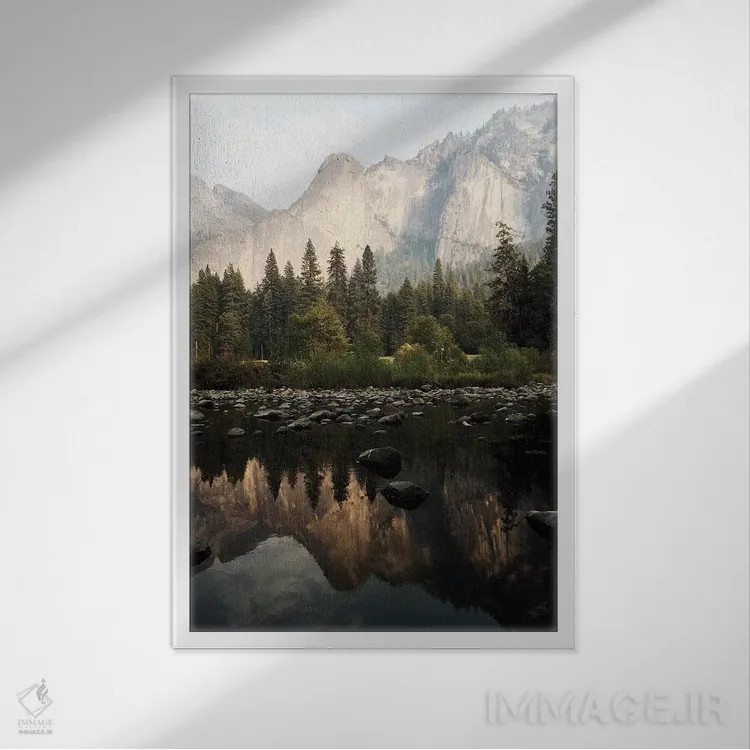 تابلو طبیعت XVI (شماره) اثر نیکیتا آباکوموف - نمای قابدار سفید