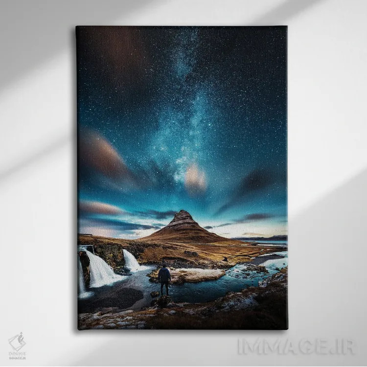 تابلو طبیعت LX (شماره) اثر نیکیتا آباکوموف - نمای روبهرو روی دیوار