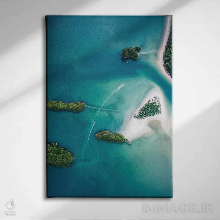 تابلو طبیعت LXX (شماره) اثر نیکیتا آباکوموف - نمای روبهرو روی دیوار