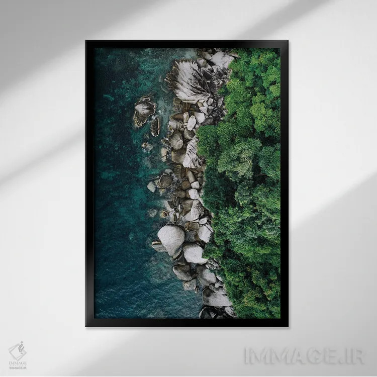 تابلو طبیعت LXIV (شماره) اثر نیکیتا آباکوموف - نمای قابدار مشکی