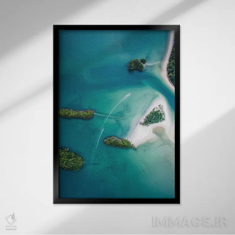 تابلو طبیعت LXX (شماره) اثر نیکیتا آباکوموف - نمای قابدار مشکی