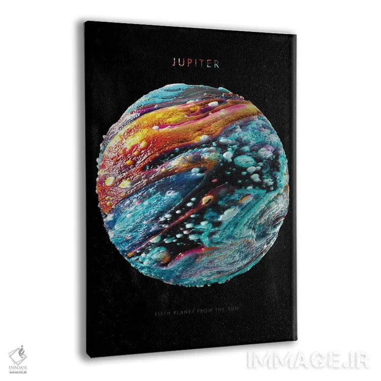 تابلو منظومه شمسی: مشتری اثر نیکیتا آباکوموف - نمای پرسپکتیو محصول