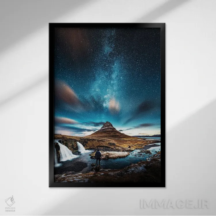 تابلو طبیعت LX (شماره) اثر نیکیتا آباکوموف - نمای قابدار مشکی