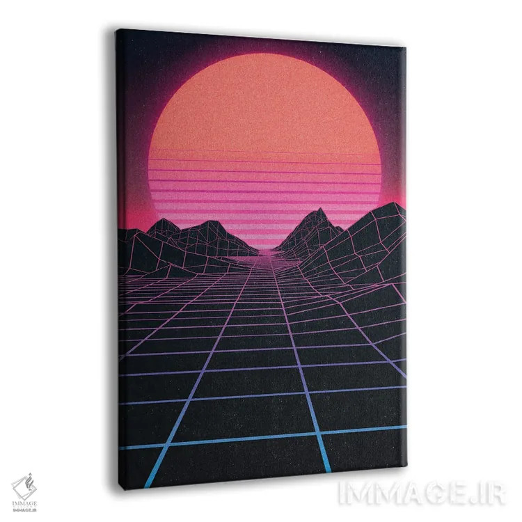 تابلو سینثویو آیندهگرایی رترو IV اثر نیکیتا آباکوموف - نمای پرسپکتیو محصول