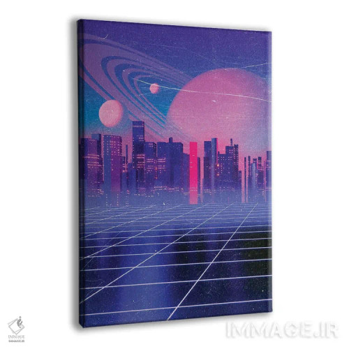 تابلو سینثویو آیندهگرایی رترو I اثر نیکیتا آباکوموف - نمای پرسپکتیو محصول