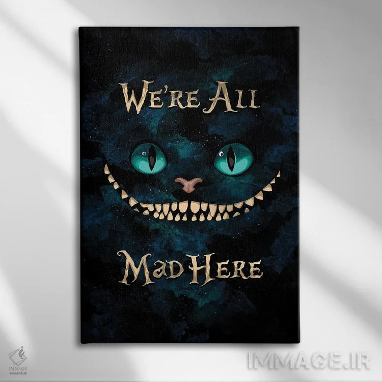 تابلو آلیس در سرزمین عجایب (داستان) اثر نیکیتا آباکوموف - نمای روبهرو روی دیوار