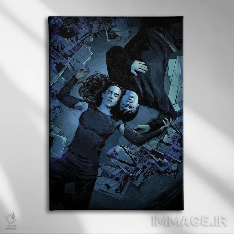 تابلو مرثیهای برای یک رویا (فیلم) اثر نیکیتا آباکوموف - نمای روبهرو روی دیوار