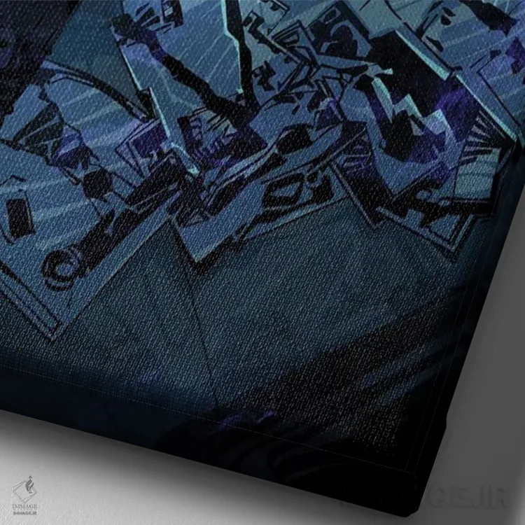 تابلو مرثیهای برای یک رویا (فیلم) اثر نیکیتا آباکوموف - نمای نزدیک بافت بوم