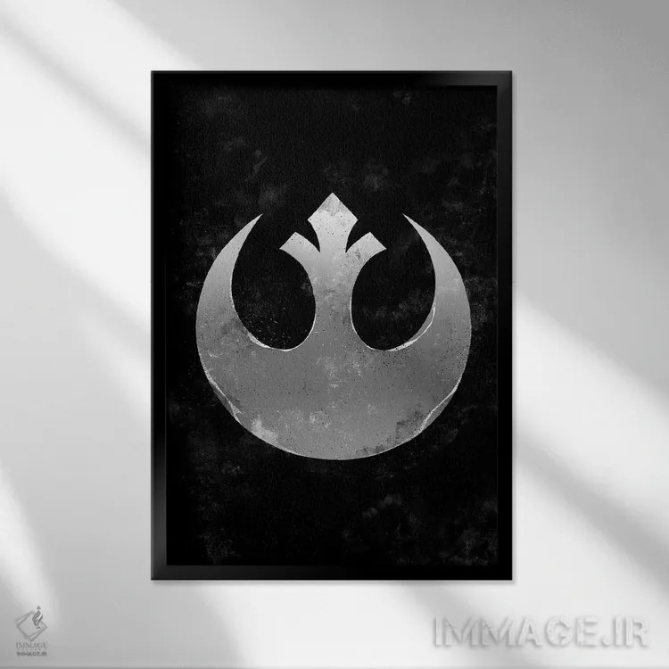 تابلو اتحاد شورشی ستاره (جنگ ستارگان) اثر نیکیتا آباکوموف - نمای قابدار مشکی