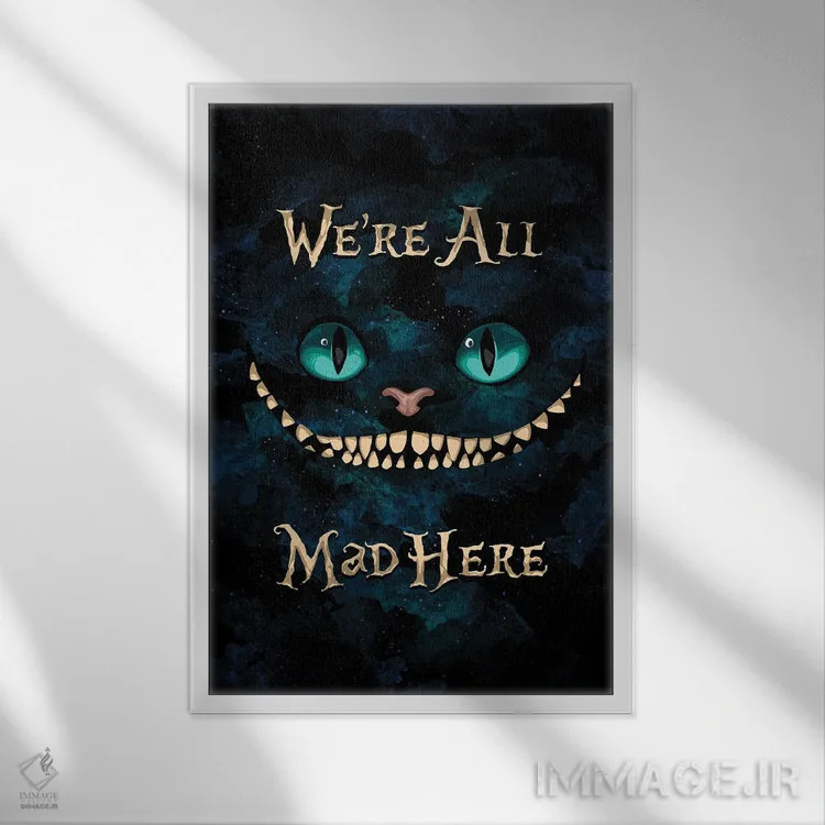 تابلو آلیس در سرزمین عجایب (داستان) اثر نیکیتا آباکوموف - نمای قابدار سفید