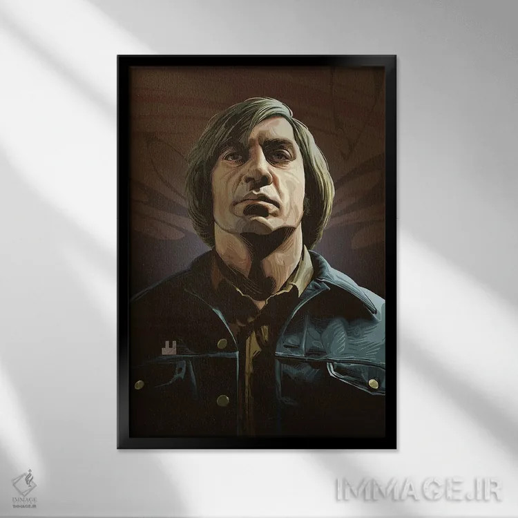 تابلو سرزمینی برای پیرمردها نیست (فیلم) اثر نیکیتا آباکوموف - نمای قابدار مشکی